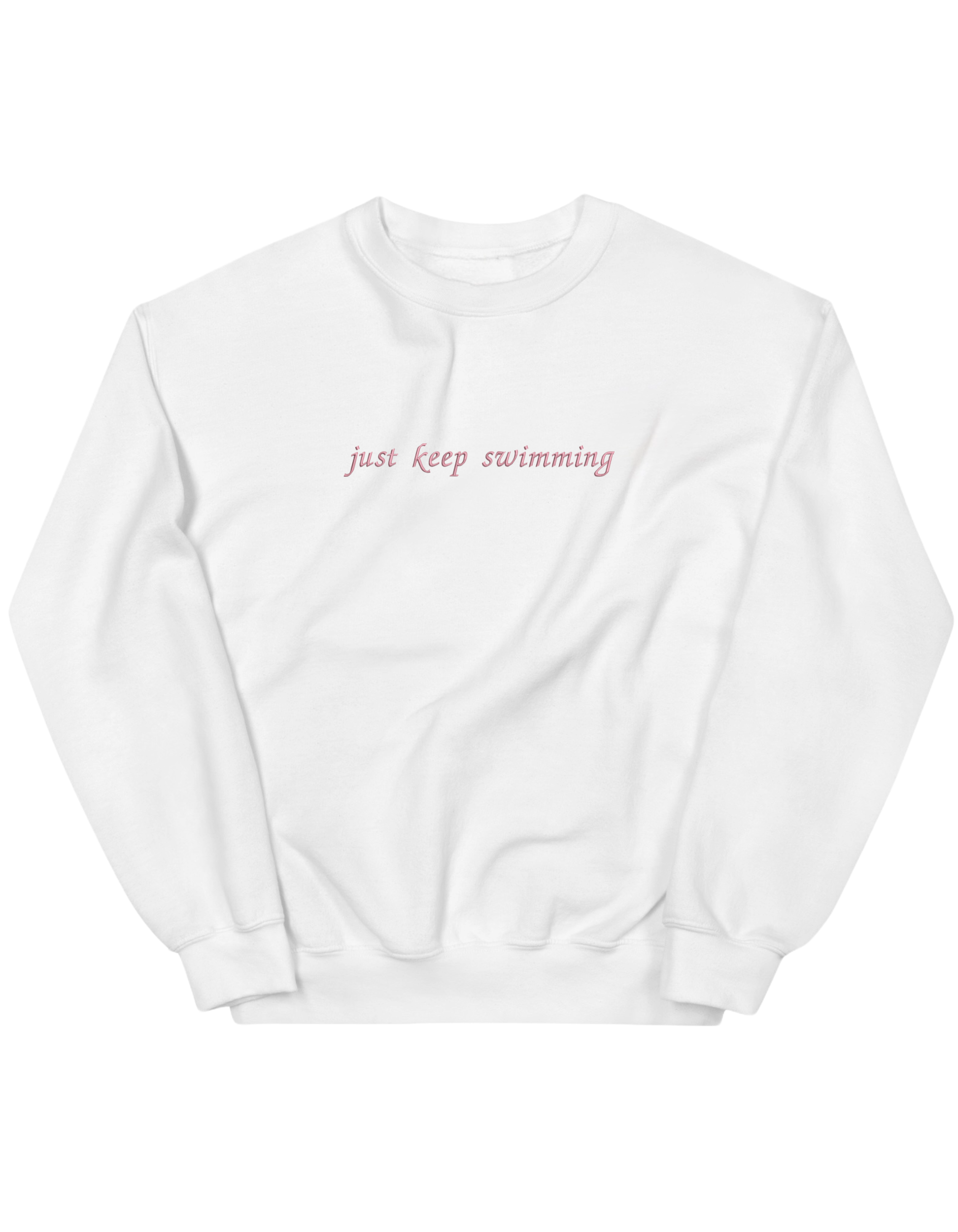 Keep swimming sweatshirt bookish - Thread Muse