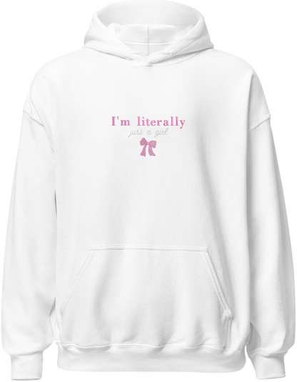 Just a girl hoodie Girly - Thread Muse