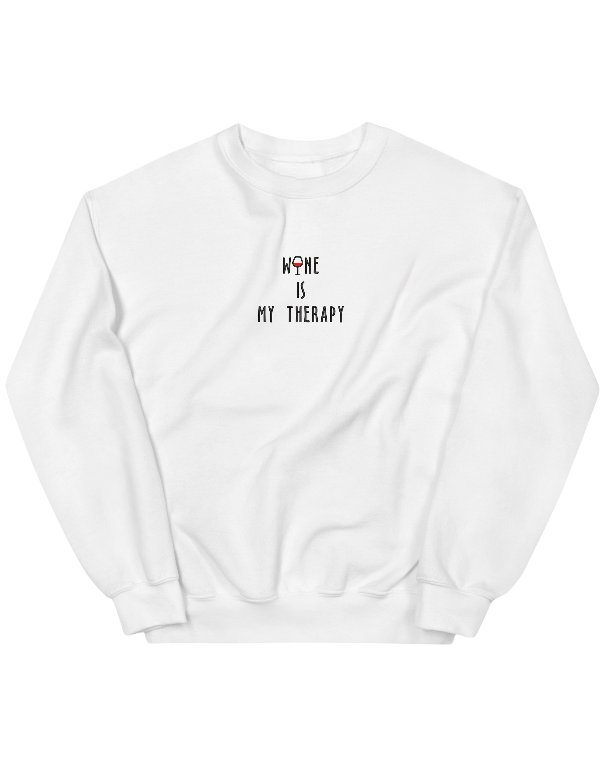 Wine sweatshirt mesaje - Thread Muse