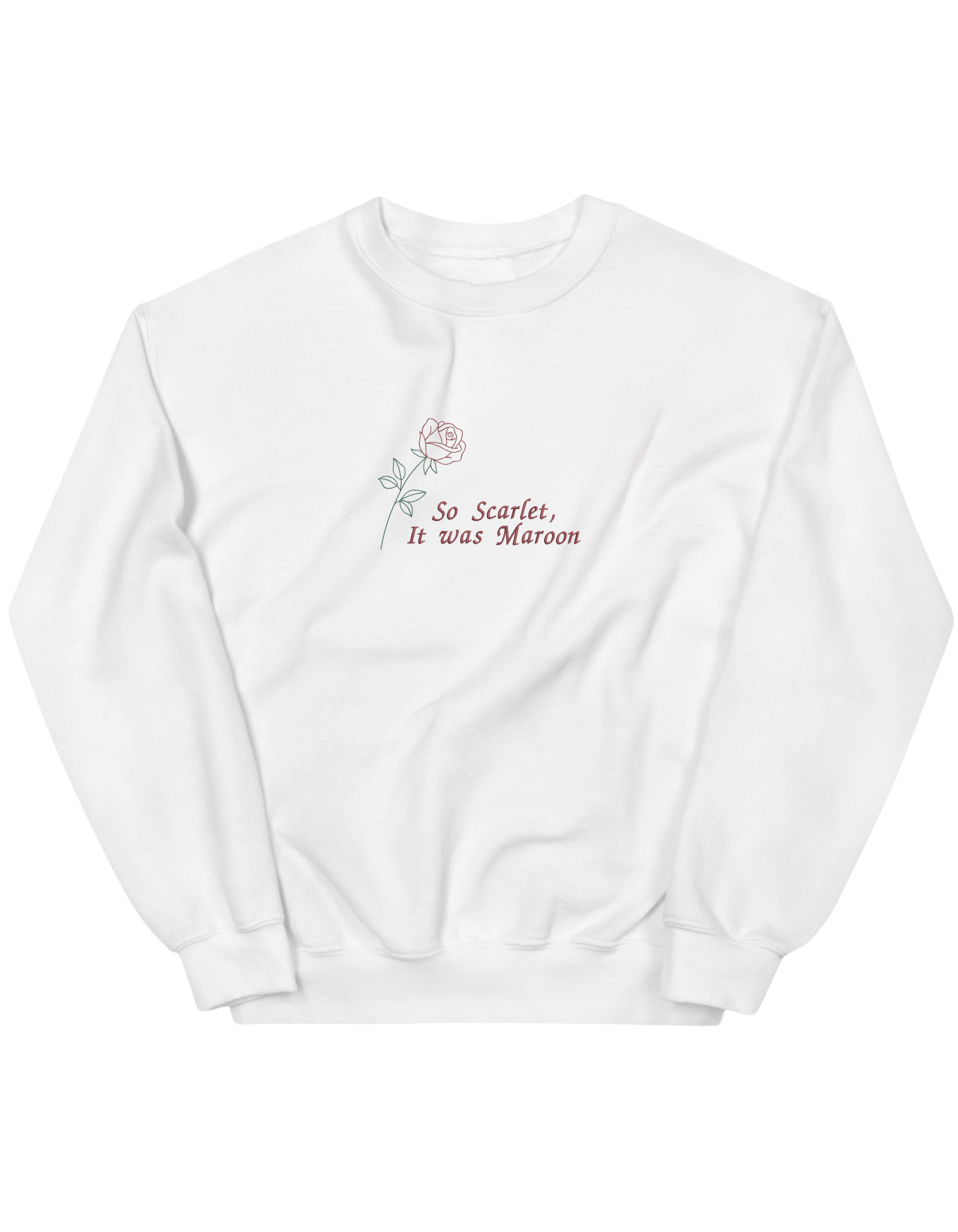 Maroon sweatshirt Taylor Swift - Thread Muse