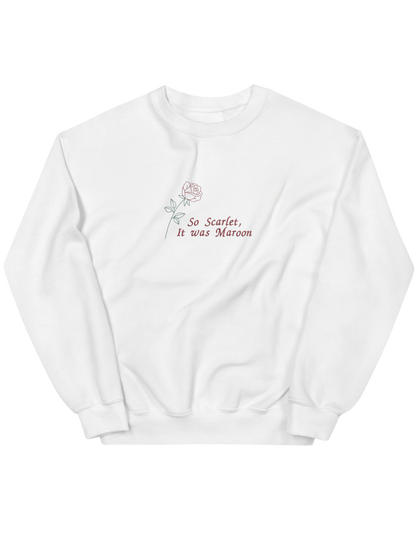 Maroon sweatshirt Taylor Swift - Thread Muse