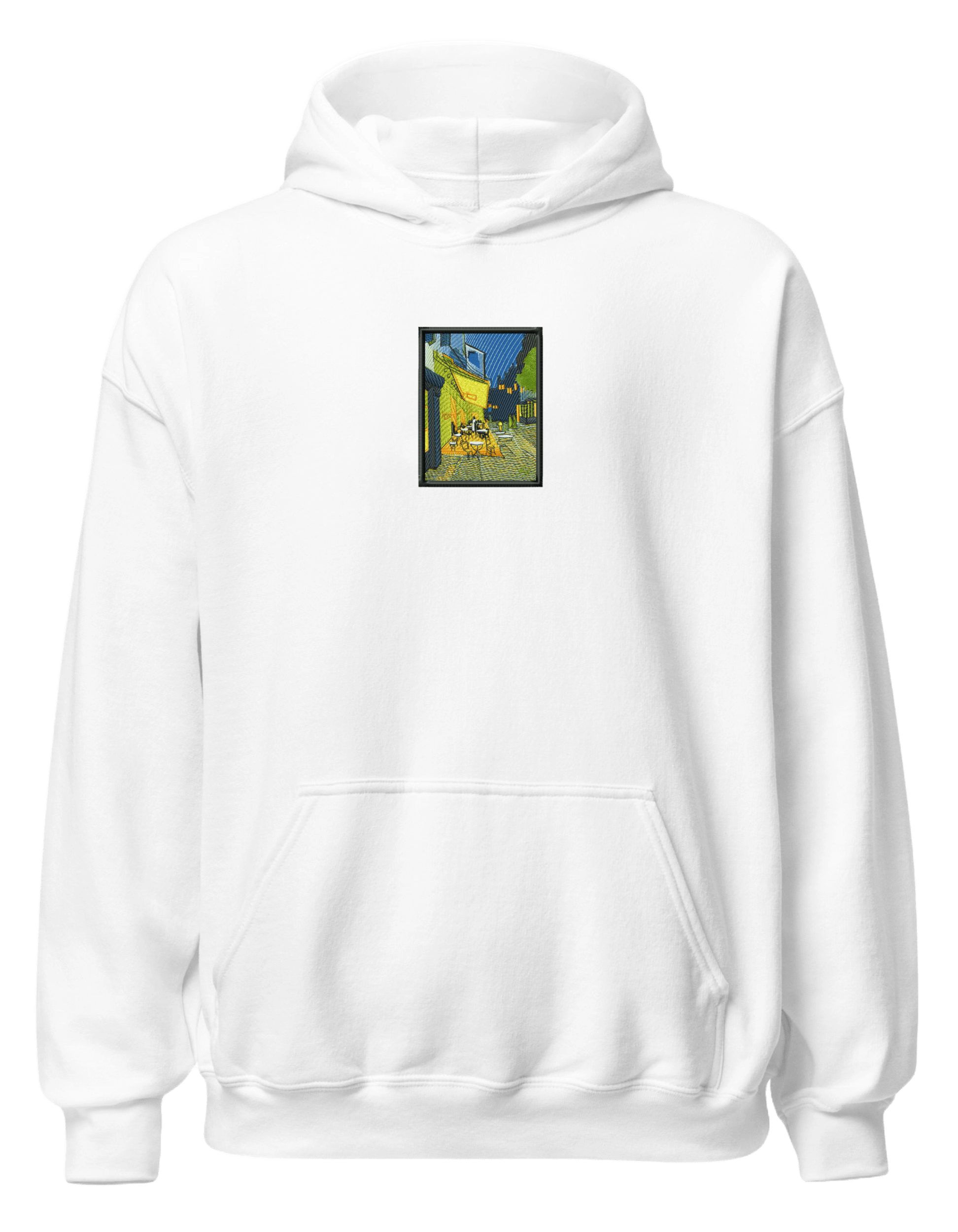 Cafe terrace at night Van Gogh hoodie Picturi - Thread Muse