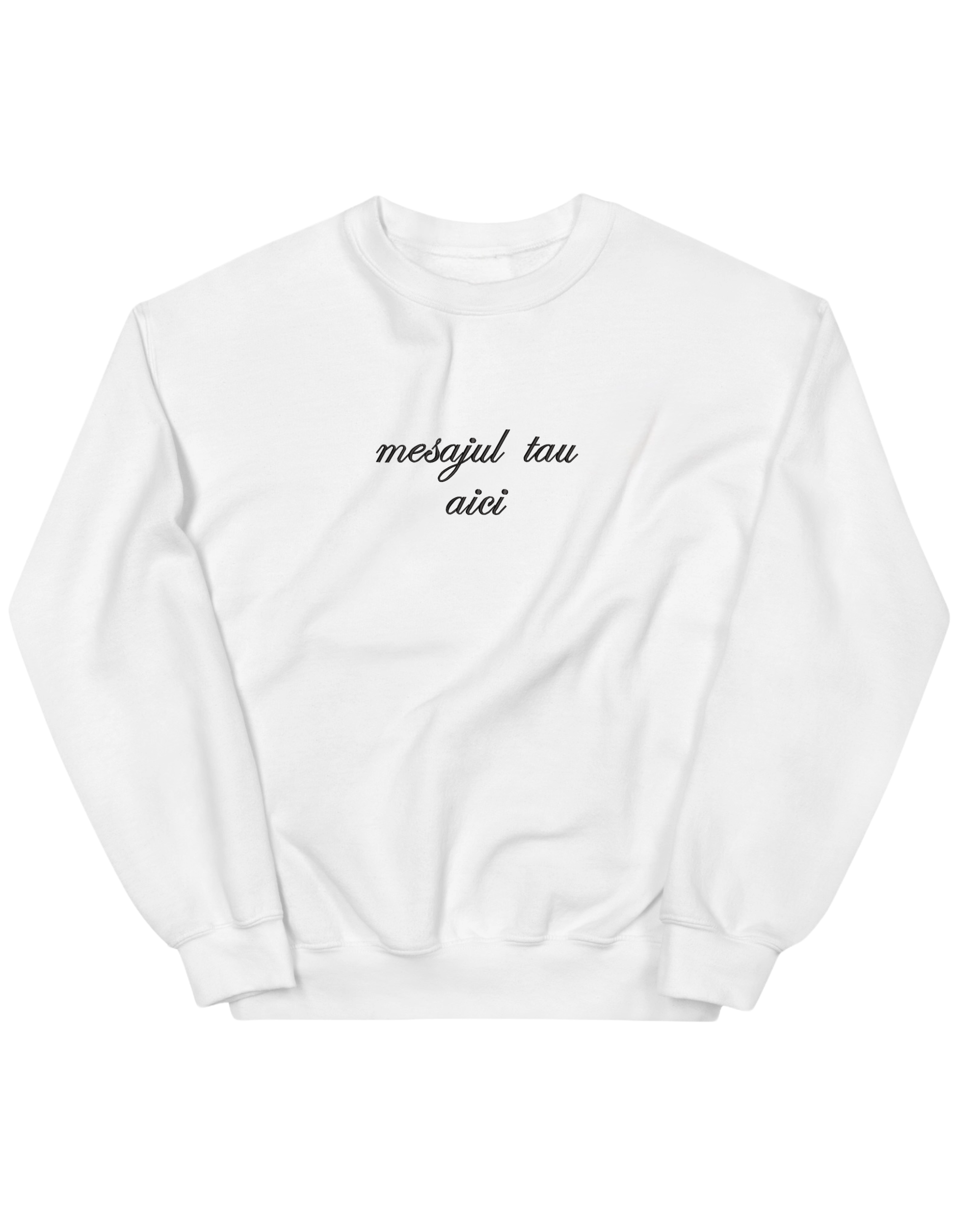 Custom sweatshirt font cursiv - Thread Muse