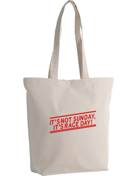 Race day tote bag