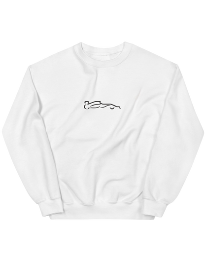 Race car outline sweatshirt F1 - Thread Muse