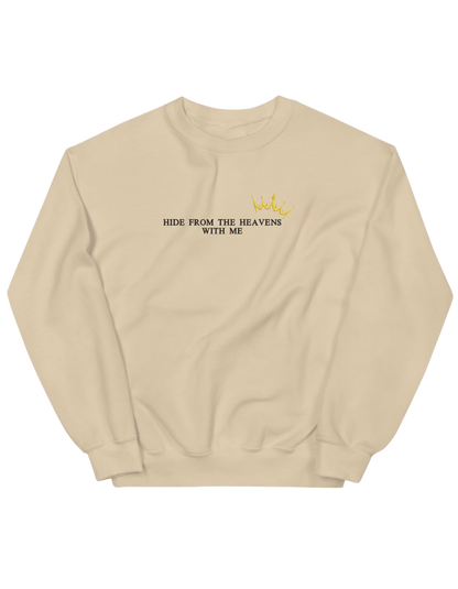 Hide from the heavens sweatshirt Bridgerton