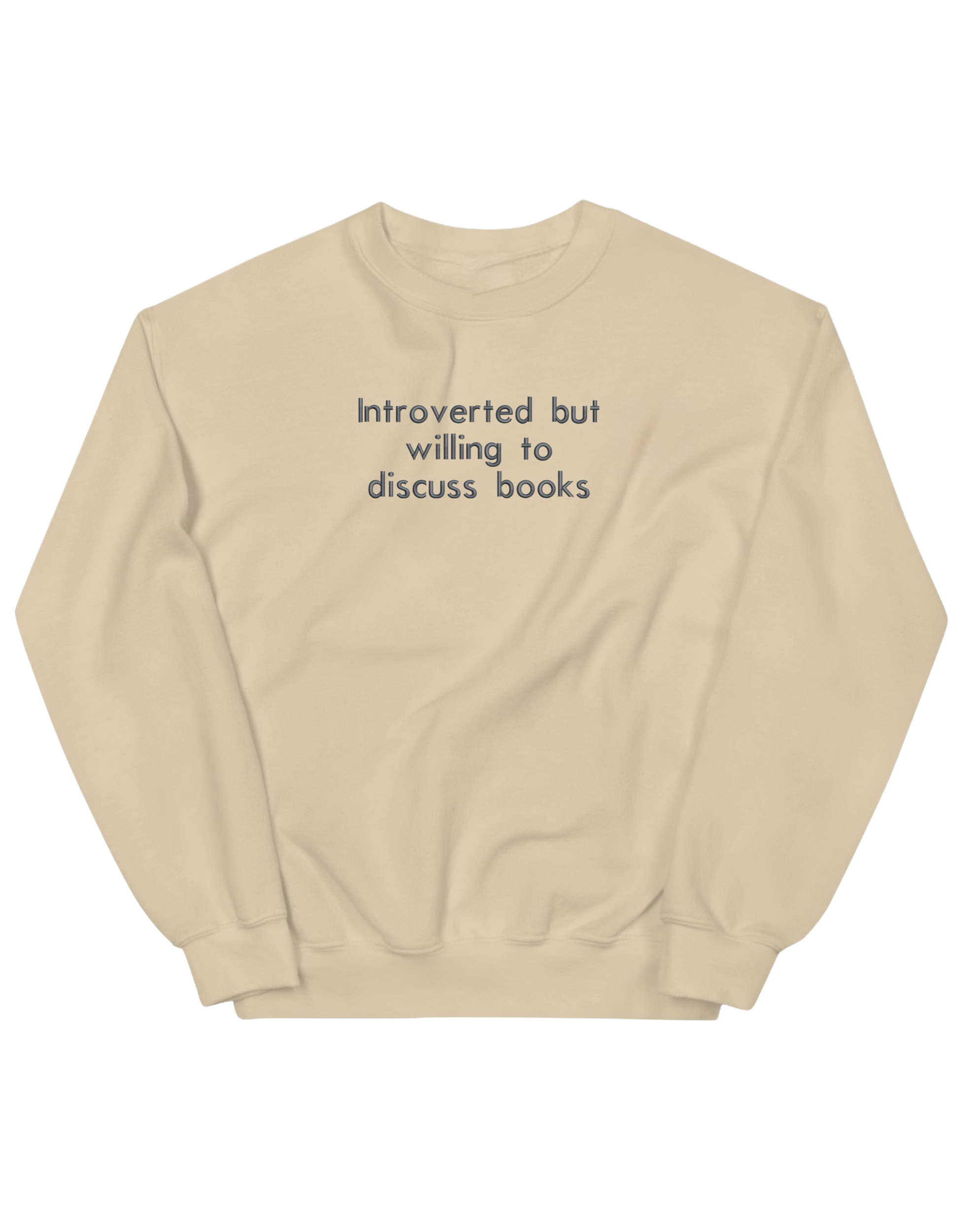 Introverted sweatshirt bookish - Thread Muse