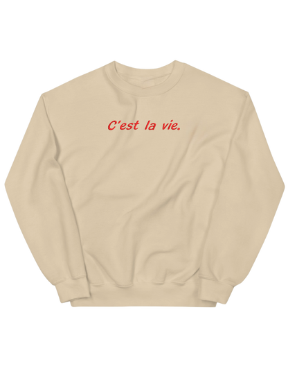 C'est la vie sweatshirt Girly - Thread Muse