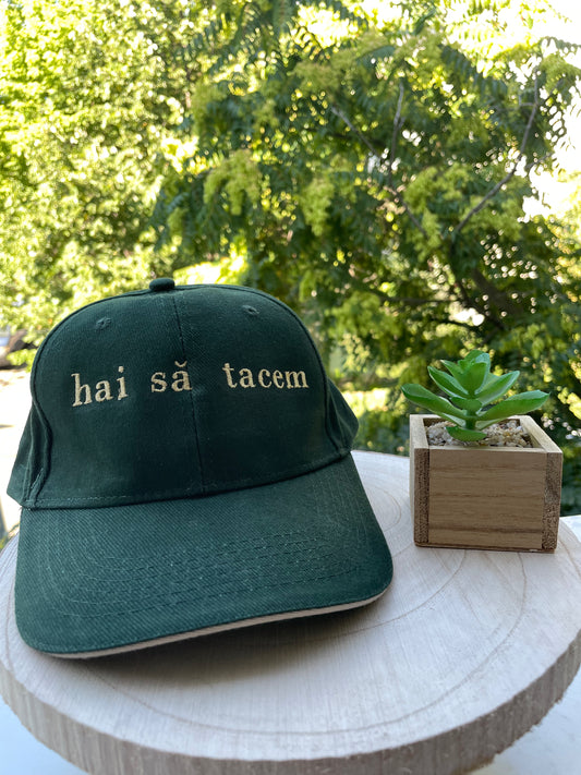Sapca unisex Hai sa tacem brodata - Thread Muse