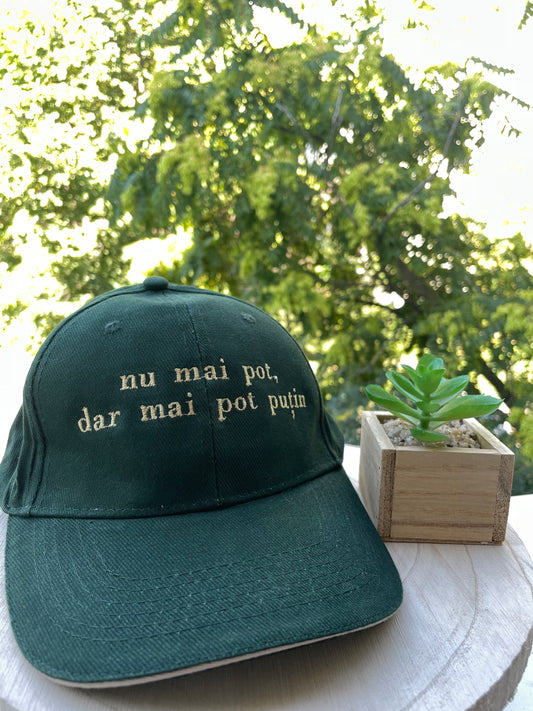 Sapca unisex Mai pot putin brodata - Thread Muse