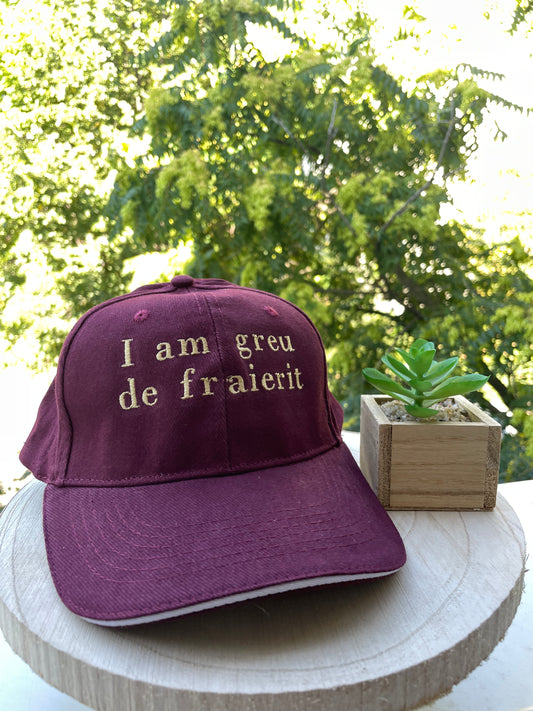 Sapca unisex Greu de fraierit brodata - Thread Muse