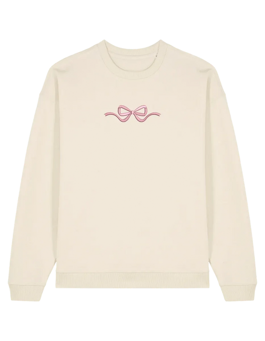Bow sweatshirt Girly