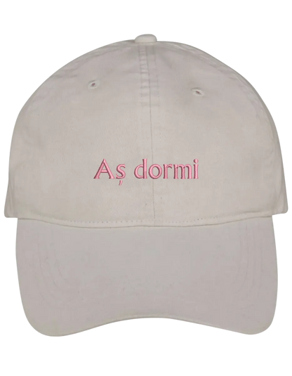 As dormi sapca brodata