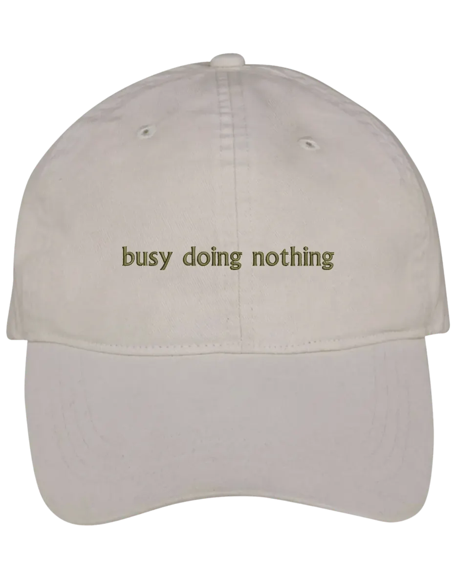 Busy doing nothing sapca brodata