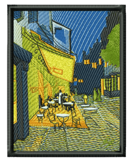 Cafe terrace at night Van Gogh hoodie Picturi - Thread Muse