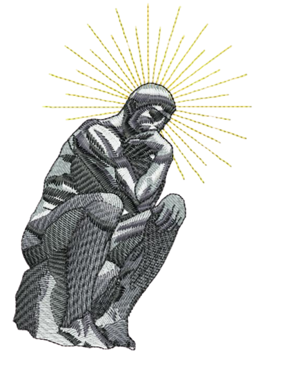 The Thinker hoodie Sculpturi - Thread Muse